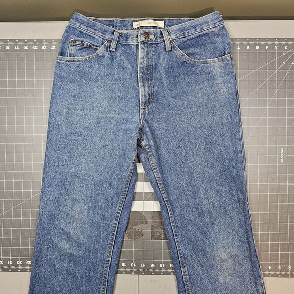 Vintage Lee Jeans Mens 33x34 90s Straight Leg Work Heritage Classic Distressed
